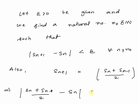 let-sn-be-a-sequence-where-s0-s1-are-arbitrary-and-sn1-sn-sn-12-n-1-use-cauchys-convergence-criterion-to-show-sn-converges-50854