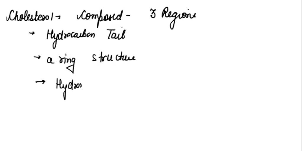SOLVED What are the similarities and differences between cholesterol