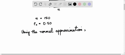 suppose-that-we-toss-a-fair-coin-150-times-use-the-normal-approximation-to-find-the-probability-that-the-sample-proportion-of-heads-is-between-04-and-06-round-your-answer-to-four-decimal-pla-14597