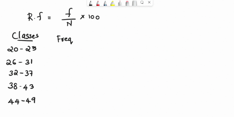 problem-assume-the-following-statistical-series-classes-frequency-relative-frequency-cumulative-frequency-20-25-26-31-32-37-38-43-44-49-12-7-1-complete-the-table-2-calculate-the-mean-and-med-68871