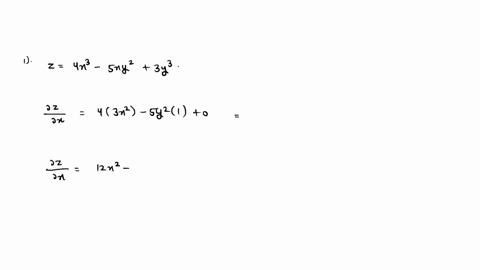 all-first-and-second-partial-derivatives-of-the-following-functions-2-4x3-sxy2-3y3-2-cos3x-2y-2-ex2y2-z-x2-sin2x-3y-84882