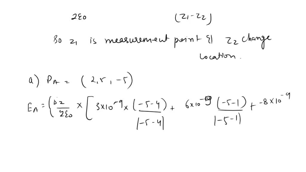 SOLVED: Three Infinite Sheets Located At Z = 0, Z = 1, And Z = 2 Carry ...