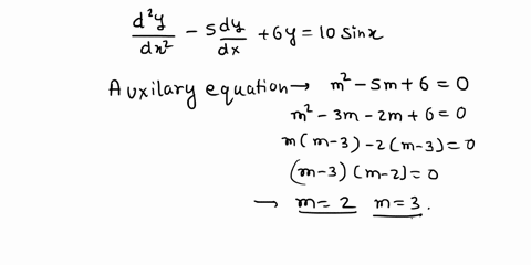 q2-the-motion-of-a-body-performing-damped-forced-vibrations-is-described-by-the-following-second-order-inhomogeneous-differential-equation-d2y-dxz-dy-6y-10-sin-x-dx-find-the-general-solution-78124