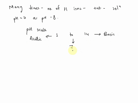 a-solution-with-ph-of-7-would-contain-how-many-times-the-number-of-hydrogen-ions-as-a-solution-with-a-ph-of-8-79778