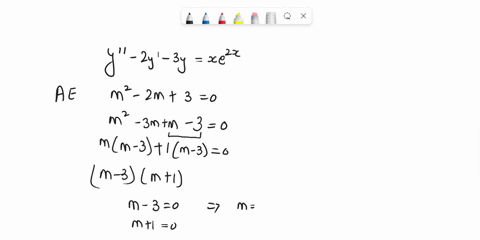 find-the-general-solution-of-the-following-differential-equation-using-the-method-of-undetermined-coefficients-y-_-2y-_-3y-ze-74746