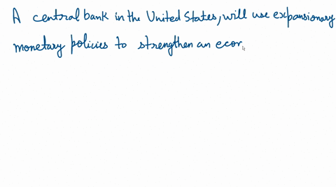 which-of-the-following-would-be-classed-as-an-expansionary-monetary-policy-a-a-decrease-in-the-quantity-of-money-b-a-decrease-in-interest-rates-c-an-increase-in-government-taxation-d-an-incr-69866