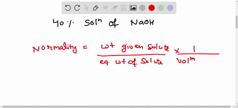 what-is-the-normality-of-a-40-naoh-solution-assume-that-the-naoh-is-in-a-water-solution-02351