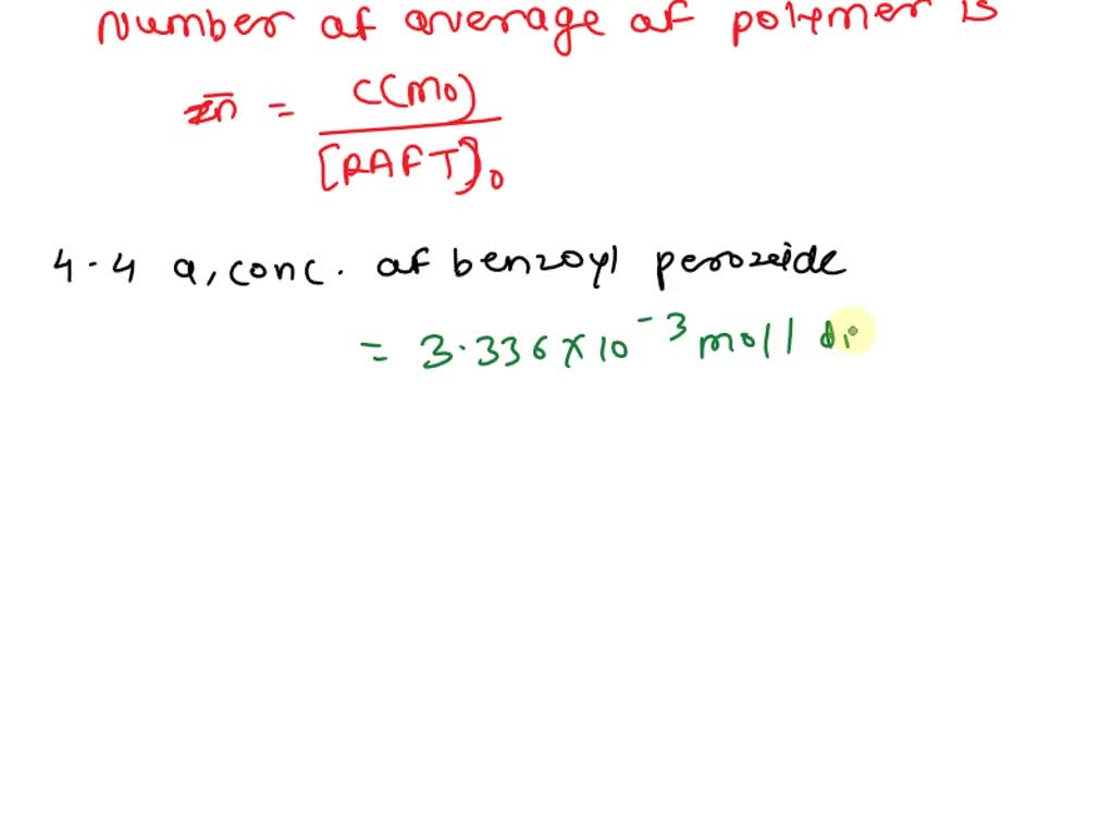 SOLVED Calculate the concentration of benzoyl peroxide required to