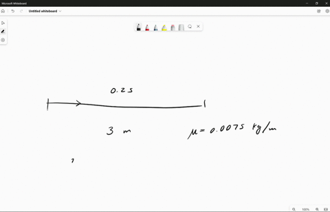 a-cord-has-linear-mass-density-of-0-00075-kgm-and-length-of-three-meters-the-cord-is-plucked-and-it-takes-020-for-the-pulse-to-reach-the-end-ofthe-string-what-is-the-tension-of-the-string-56976