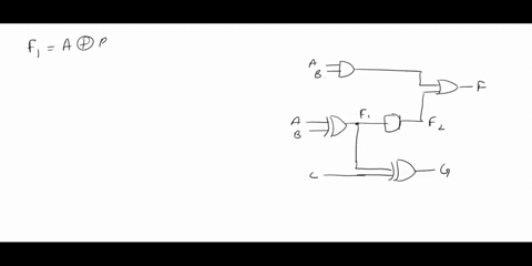 12-analyze-the-given-combinational-logic-circuit-a-b-g-a-derive-a-boolean-expression-for-nodes-f1-and-f2-simplify-where-possible-express-in-terms-of-and-or-and-not-operations-b-derive-a-bool-27237