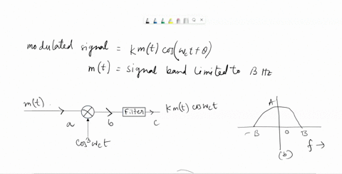 question-3-l-you-are-asked-to-design-a-dsb-sc-modulator-to-generate-a-modulated-signal-kmt-cos-ct-where-mt-is-a-signal-band-limited-to-b-hz-figure-2-shows-a-dsb-sc-modulator-available-in-the-11897
