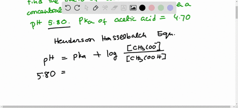 calculate-the-ratio-of-acetic-acid-to-acetate-concentration-needed-to-prepare-a-buffer-with-a-ph-of-580-acetic-acid-pka-470-05469