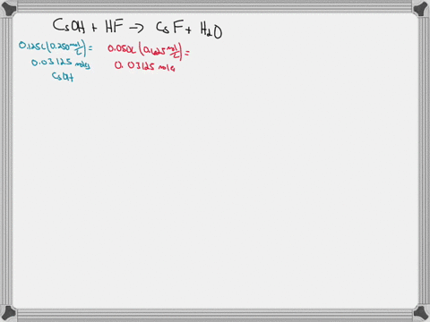you-mix-125-ml-of-0250-m-csoh-with-500-ml-of-0625-m-hf-in-a-coffee-cup-calorimeter-and-the-temperature-of-both-solutions-rises-from-2150c-before-mixing-to-2440c-after-the-reaction-csohaq-hfa-31787