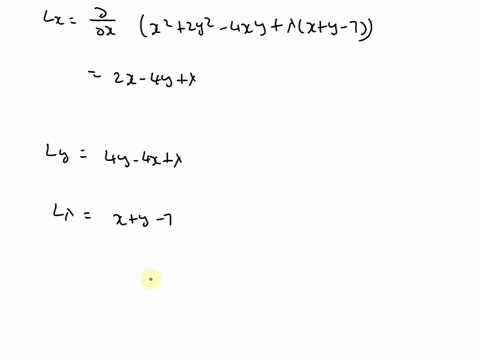 find-the-extremum-of-fxy-subject-to-the-given-constraint-and-state-whether-it-is-a-maximum-or-a-minimum-fxy-x2-2y2-4xy-xy7-there-is-a-minimum-value-of-simplify-your-answers-located-at-x-y-10775