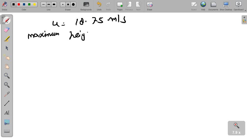 SOLVED An astronaut on earth can throw a ball straight up to a height