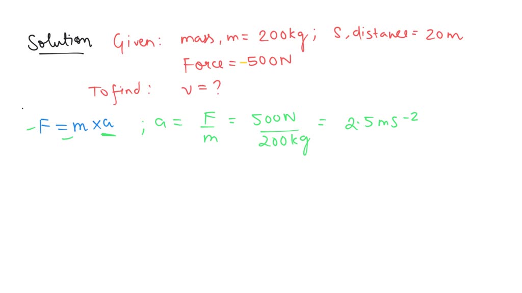 solved-a-sedan-car-of-mass-200kg-is-moving-with-a-certain-velocity