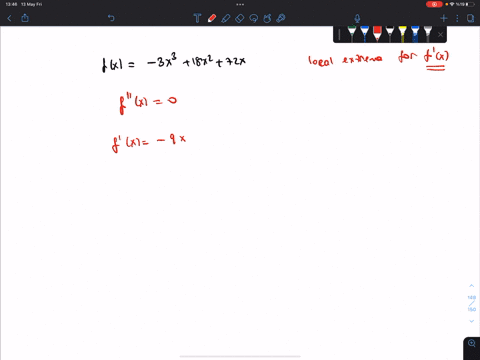 find-local-extrema-of-fx-for-the-function-fx-3x318x272x-14168