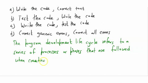 the-five-stages-of-the-program-development-cycle-aredesign-the-program-__________-correct-syntax-errors-__________-correct-logic-errorsa-write-the-code-correct-fontb-test-the-code-write-the-31604