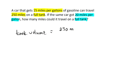 a-car-that-gets-15-miles-per-gallons-of-gasoline-can-travel-250-miles-on-a-full-tank-if-the-same-car-got-20-miles-per-gallon-how-many-miles-could-it-travel-on-a-full-tank-86405