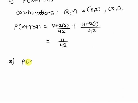 if-the-joint-probability-distribution-of-x-and-y-is-given-by-c-to-fty-2y-for-all-0123-and-y-012-determine-resose-part-px3y-i-course-part-b-px-y-4-part-c-ex-y-study-part-d-exy-via-58626