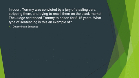 in-court-tommy-was-convicted-by-a-jury-of-stealing-cars-stripping-them-and-trying-to-resell-them-on-the-black-market-the-judge-sentenced-tommy-to-prison-for-8-15-years-what-type-of-sentencin-61724