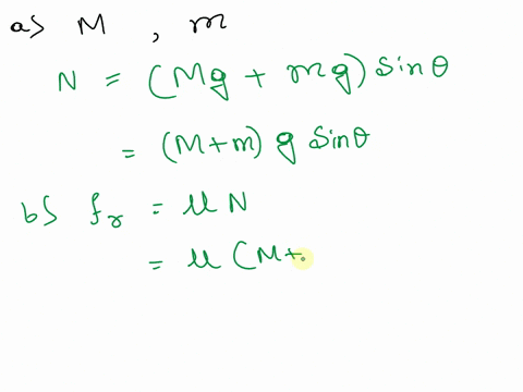 a-uniform-ladder-of-mass-m-and-length-l-stands-on-rough-horizontal-ground-and-leans-against-asmooth-vertical-wall-with-which-it-makes-an-angle-a-man-of-mass-m-stands-on-the-ladder-a-distance-44164