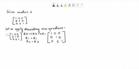 SOLVED Let T1 and T2 be the following row operations T1