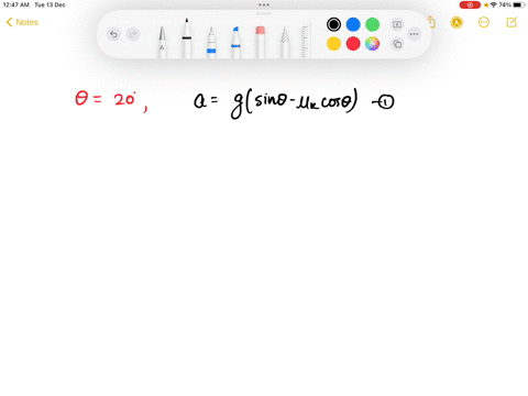 a-block-slides-down-a-ramp-tilted-at-angle-from-the-horizontal-the-block-begins-at-speed-v-coming-to-a-halt-after-sliding-distance-d-down-the-ramp-express-your-answer-as-a-function-of-given-parameters