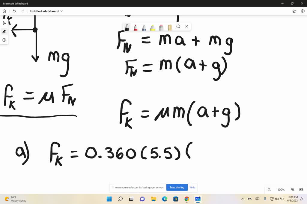 SOLVED A 5.50kg box is sliding across the horizontal floor of an
