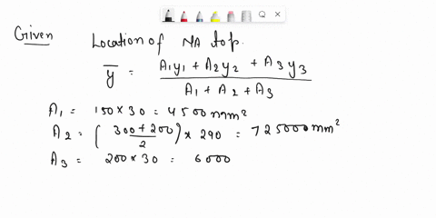calculate-the-shear-stress-points-indicated-on-the-compound-the-shear-force-at-the-specific-cross-section-of-the-beam-is-500-kndraw-a-neat-sketch-to-show-the-shear-stress-distribution-across-94532