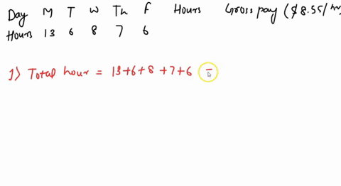 complete-the-following-table-round-your-gross-pay-to-the-nearest-cent-employee-m-t-w-th-f-hours-rate-per-hour-gross-pay-joy-mccarthy-13-6-8-7-6-855-hours-__________-gross-pay-__________-12285