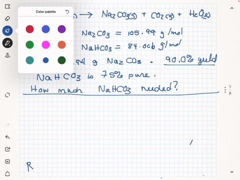 it-is-possible-to-make-sodium-carbonate-molar-mass-10599-gmol-from-baking-soda-sodium-bicarbonate-molar-mass-84006-gmol-by-the-following-reaction-2-nahco3s-nazco3s-cozg-hzog-you-need-594-g-o-60333