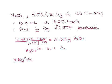 hydrogen-peroxide-with-a-concentration-of-30-percent-30-g-of-h2o2-in-100-ml-of-solution-is-sold-in-drugstores-for-use-as-an-antiseptic-for-a-100-ml-30-percent-h2o2-solution-calculate-a-the-o-83288