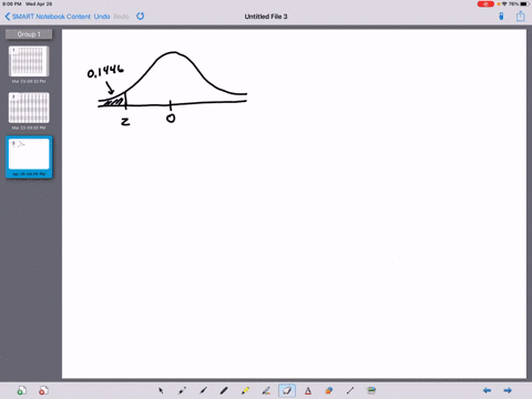 find-the-indicated-z-score-the-graph-depicts-the-standard-normal-distribution-with-mean-0-and-standard-deviation-1-01446-the-indicated-z-score-is-round-to-two-decimal-places-as-needed-91092