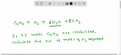 if-55-moles-of-pentane-are-combusted-according-to-the-following-unbalanced-equation-how-many-moles-of-oxygen-are-required-c5h12-o2-h2o-co2-c5h12-o2-h2o-co2-question-2-options-55-22-88-44-17-02268