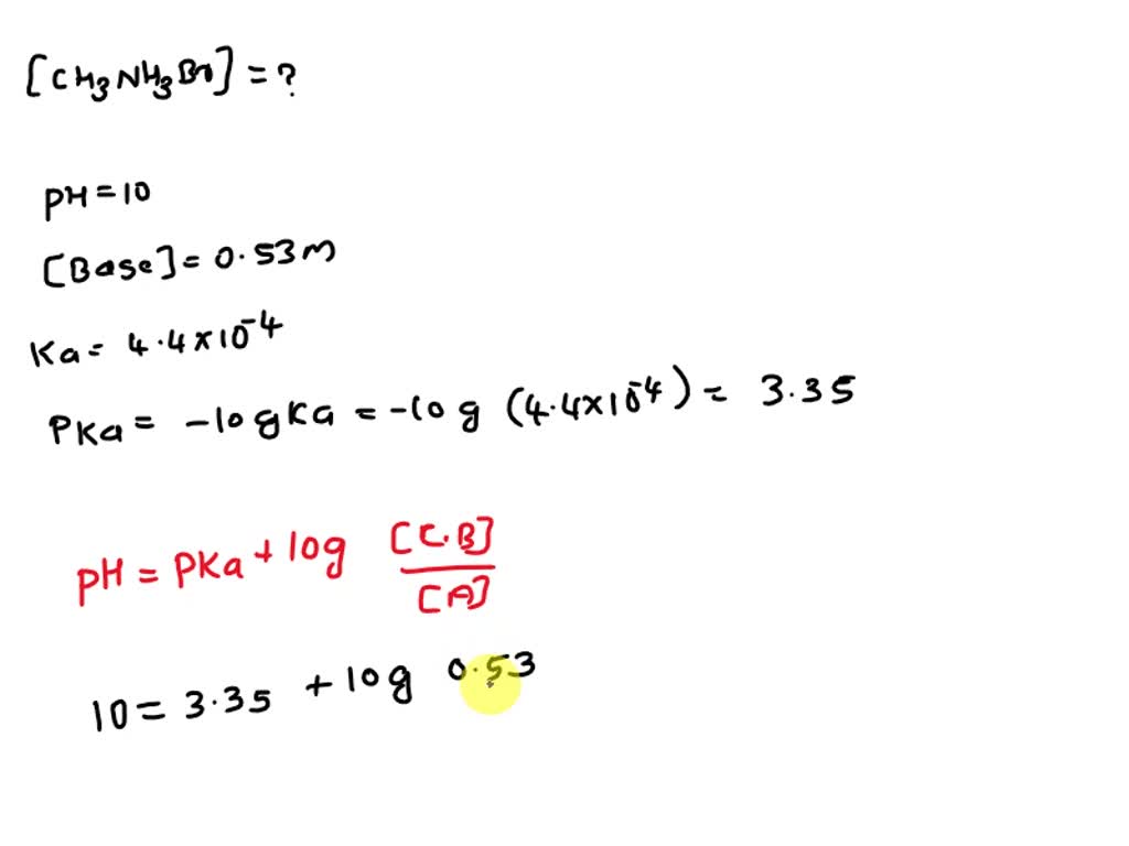 SOLVED What Concentration Of CH3NH3Br Is Necessary To Prepare A PH solved-what-concentration-of-ch3nh3br-is-necessary-to-prepare-a-ph