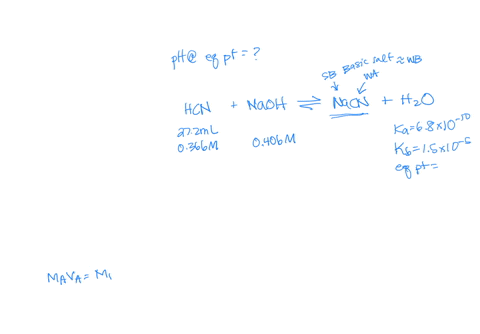 what-is-the-ph-at-the-equivalence-point-in-the-titration-of-a-272-ml-sample-ofa-0336-m-aqueous-hydrocyanic-acid-solution-with-0406-m-aqueous-sodium-hydroxide-solution-ph-submit-answer-retry-30826