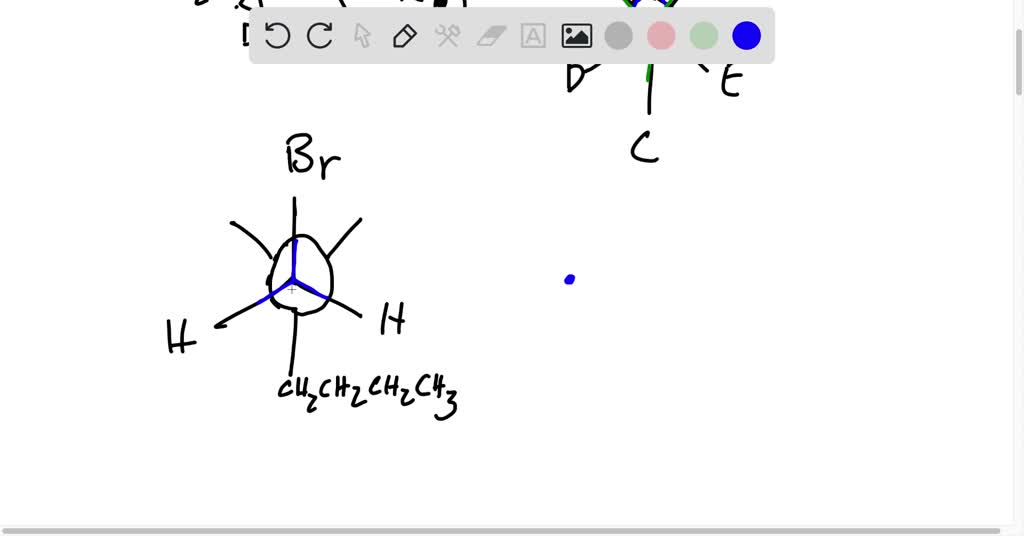 SOLVED: Write thc IUPAC name for the molecule with the given Newman ...