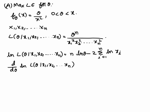 part-a-suppose-tnare-iid-samples-from-a-distribution-with-density-fer-0-0-x-find-the-maximum-likelihood-estimator-mle-of-0-part-b-suppose-y1-y-nare-iid-samples-from-a-distribution-with-densi-37768