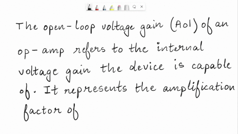 The open-loop voltage gain of an op-amp is also referred to...