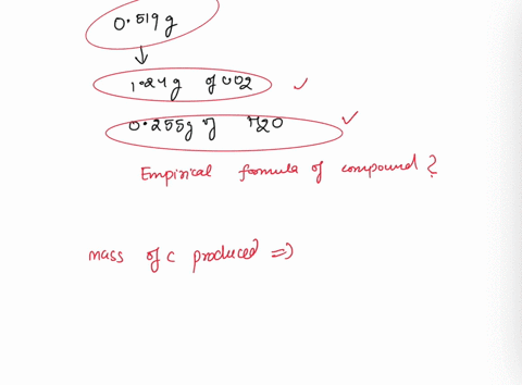 a-compound-is-composed-of-only-c-h-and-o-the-combustion-of-a-0519-g-sample-of-the-compound-yields-124-g-of-co2-and-0255-g-of-h2o-what-is-the-empirical-formula-of-the-compound-93153