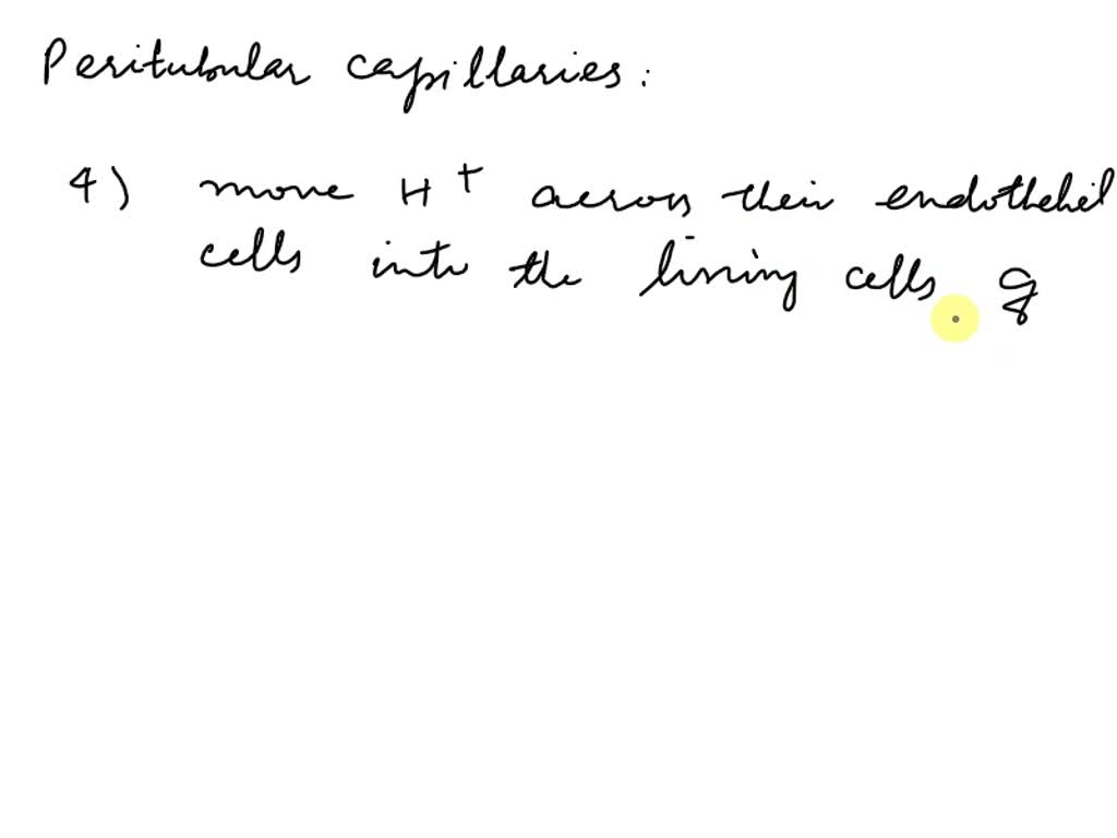 SOLVED The first capillary bed associated with the nephron allows for