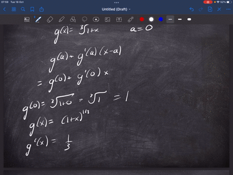 find-the-linear-approximation-of-the-function-gx-v1x-use-it-to-approximate-the-numbers-095-and-vii-round-your-answers-to-three-decimal-places-095-11-9-26033