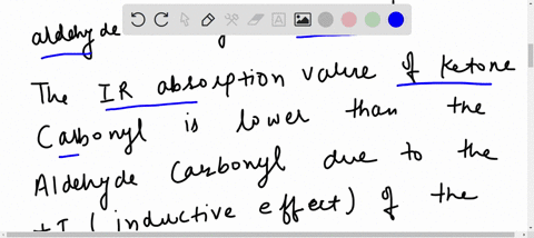 explain-why-a-ketone-carbonyl-typically-absorbs-at-a-lower-wavenumber-than-an-aldehyde-carbonyl-1715-70342