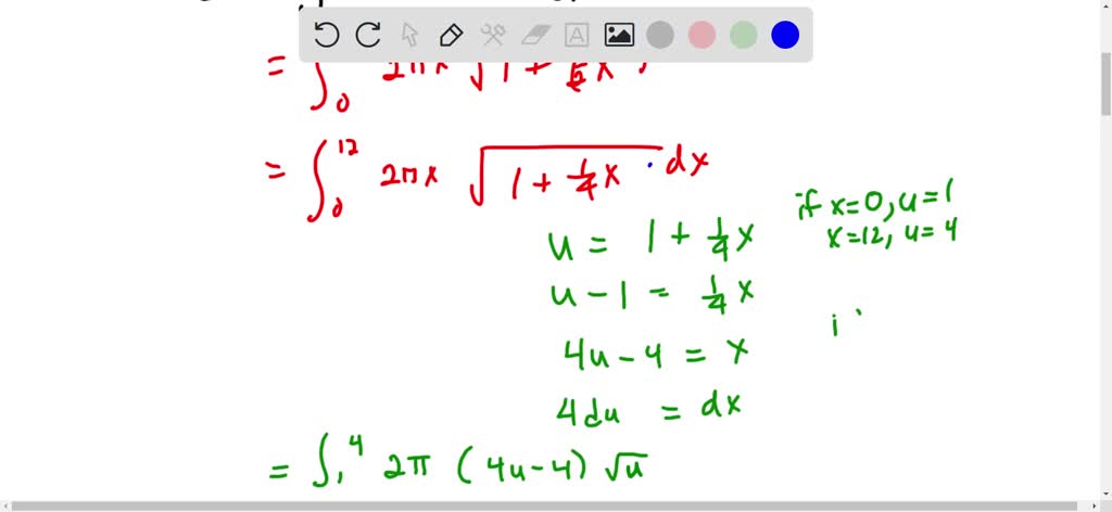 SOLVED: The given curve is rotated about the y -axis. Find the area of ...