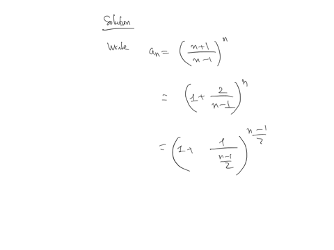 determine-the-convergence-of-the-sequence-whose-nth-term-is-if-the-sequence-is-convergent-find-the-limit-a_n-n-1n-1-n