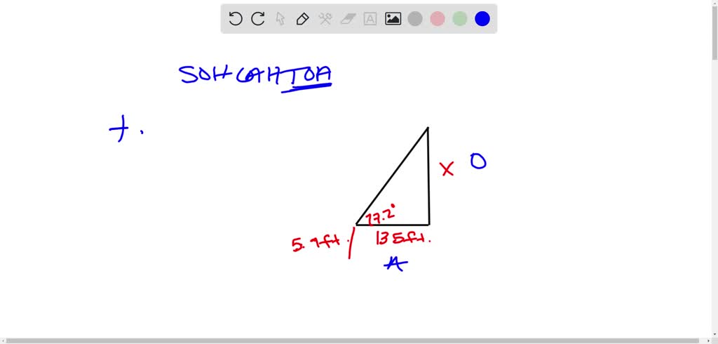 SOLVED: A surveyor determines that the angle of elevation from a ...