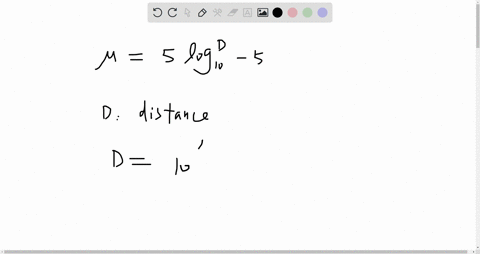 Using the distance modulus equation show that an uncertainty...