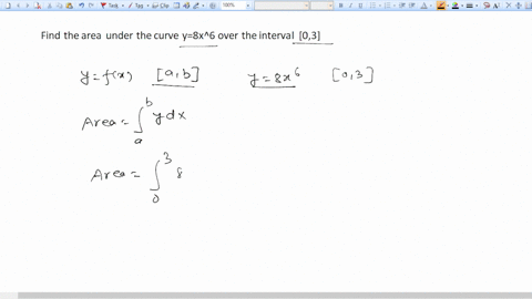 find-the-area-under-the-curve-y8x6-over-the-interval-03-99504