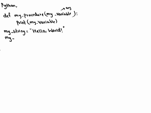 python-or-java-describe-how-to-pass-a-variable-string-or-otherwise-to-a-procedure-and-also-how-to-store-that-into-an-array-provide-an-example-of-each-include-any-flowcharts-or-pseudo-code-ex-99206